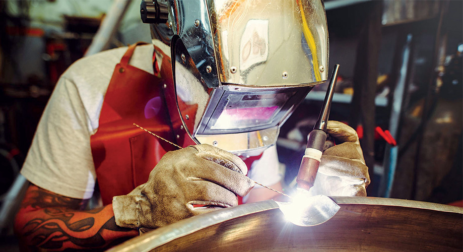 Welding steel